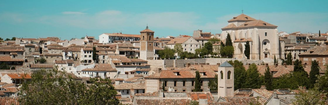 Panorámica de Chinchón, en Las Vegas y la Alcarria Madrileña
