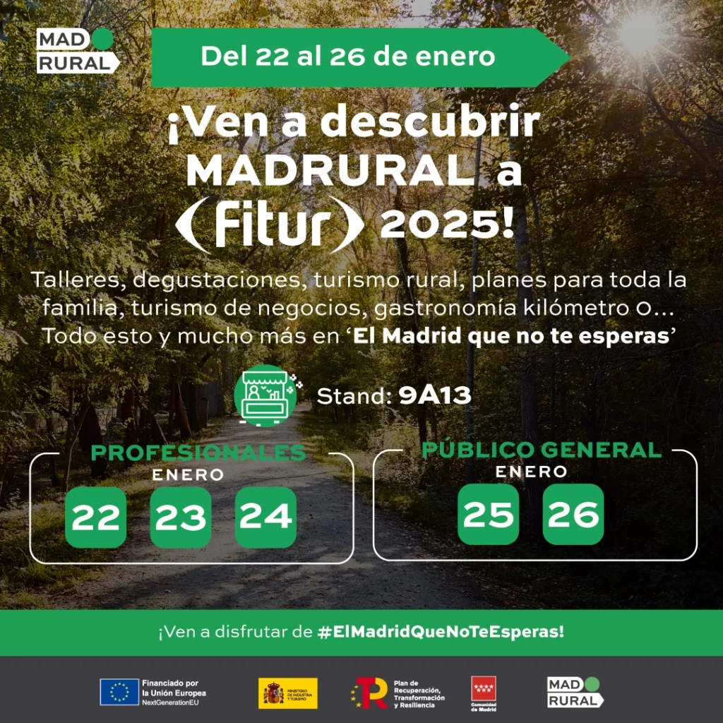 Cartel promocional MadRural Fitur 2025