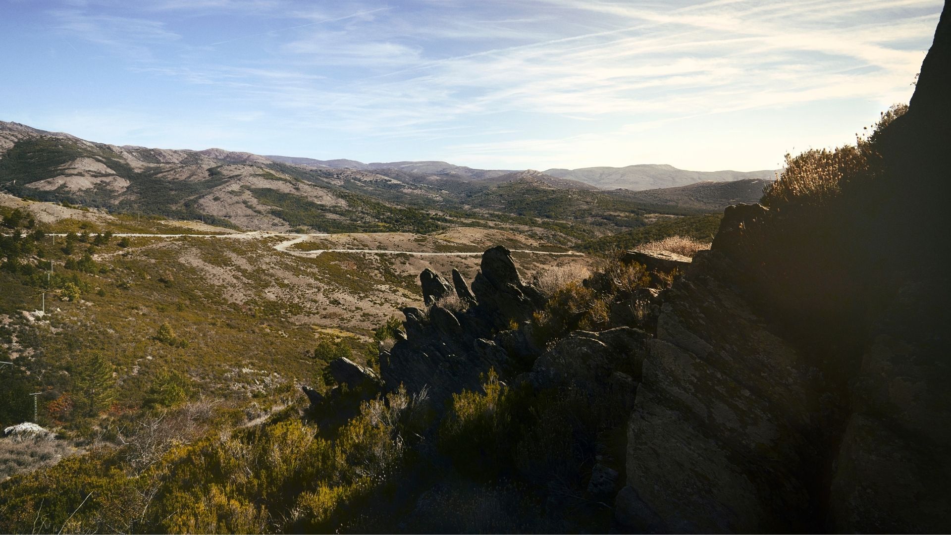 Paisaje de la Sierra Norte de Madrid